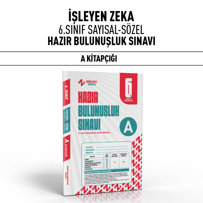 İŞLEYEN 06.SINIF HAZIR BULUNUŞLUK SINAVI A - 25-26